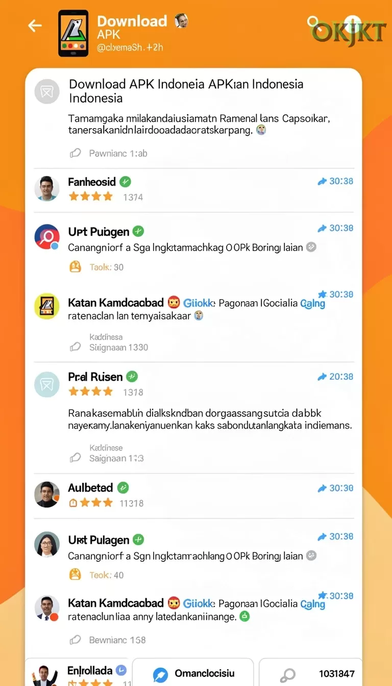 Cuplikan layar AJO89 — aktivitas