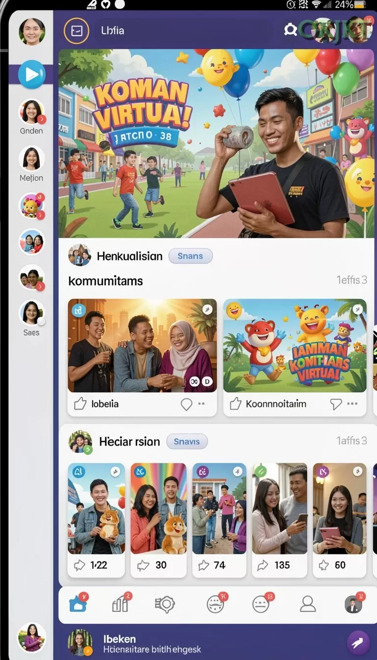 Cuplikan layar DOMINO4D — aktivitas