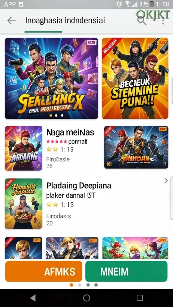 Cuplikan layar LINTAS88 — aktivitas