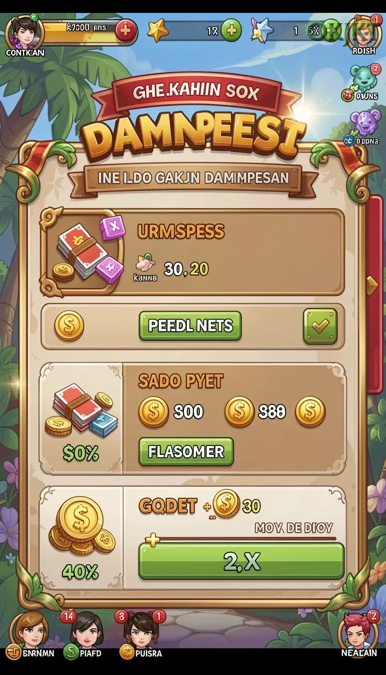 Cuplikan layar PROMO — pengaturan akun